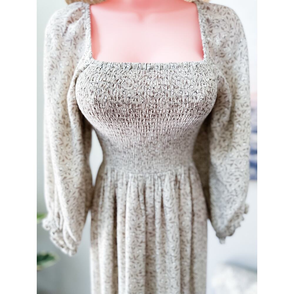 Rylee + Cru Gathering Wildflowers & Cottage Dreams Floral Milkmaid Maxi Dress - Picture 4 of 8
